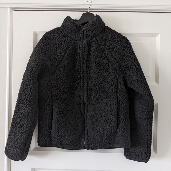 Double Zero full-zip black sherpa fleece - Picture 4 of 5